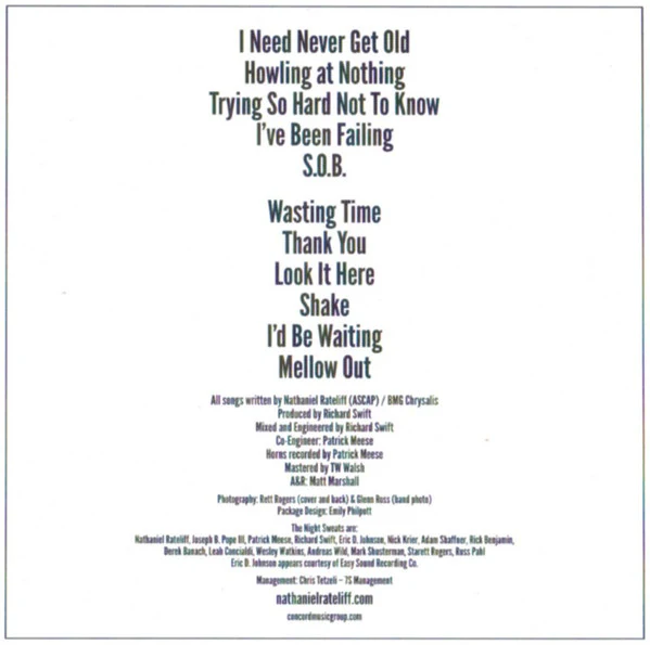 Nathaniel Rateliff & The Night Sweats* - Nathaniel Rateliff & The Night Sweats (CD, Album) (Near Mint (NM or M-)) - Image 4