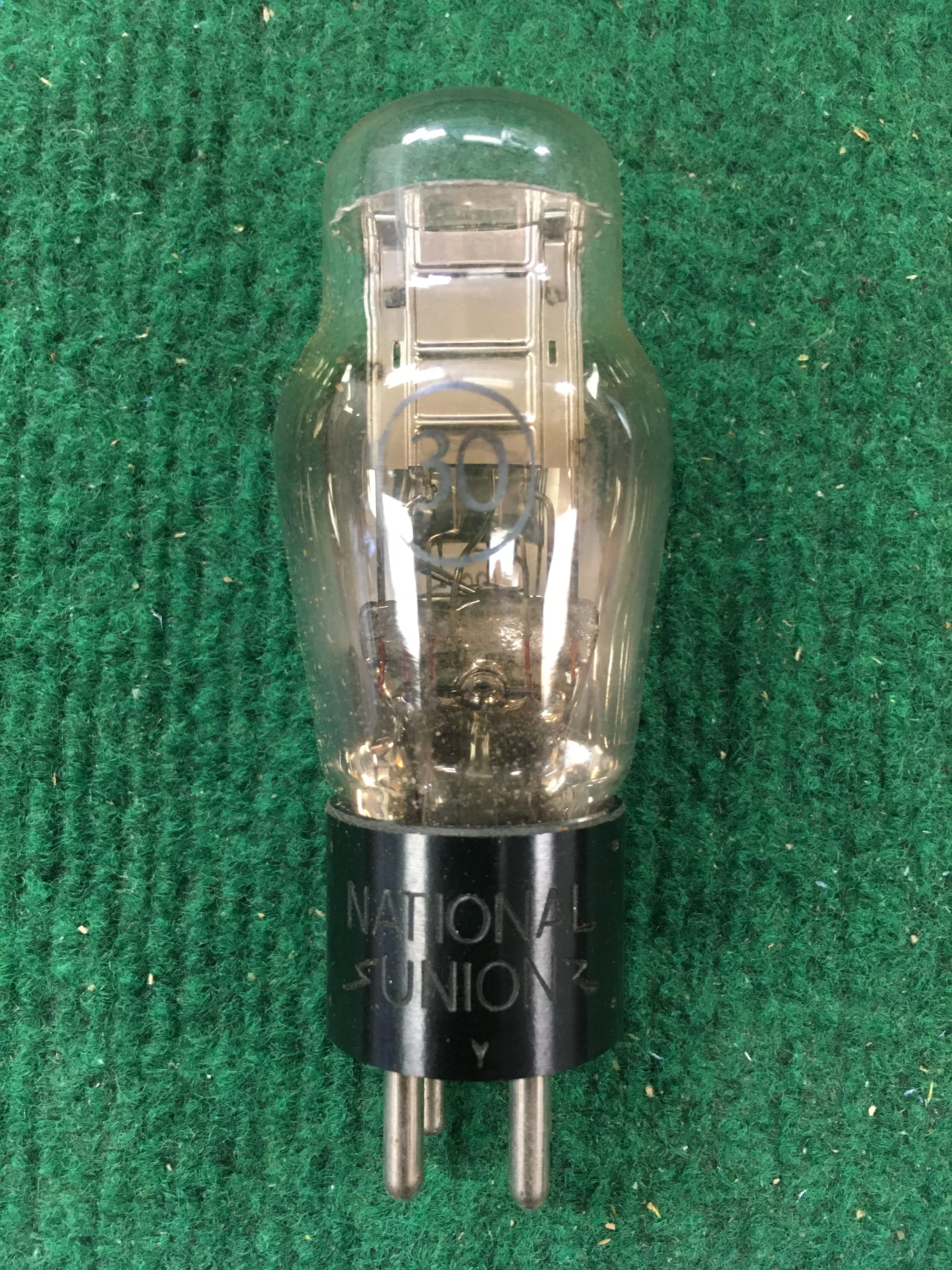 National Union Type 30 Vacuum Tube * Tested 80 - Image 2