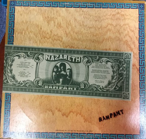 Nazareth - Rampant (LP, Album, Pit) (Very Good (VG)) - Image 2
