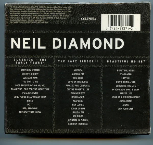 Neil Diamond - Classics The Early Years / The Jazz Singer / Beautiful Noise (Box, Comp + CD, Album, RE + CD, Album, RE + CD, Al) (Very Good Plus (VG+)) - Image 2