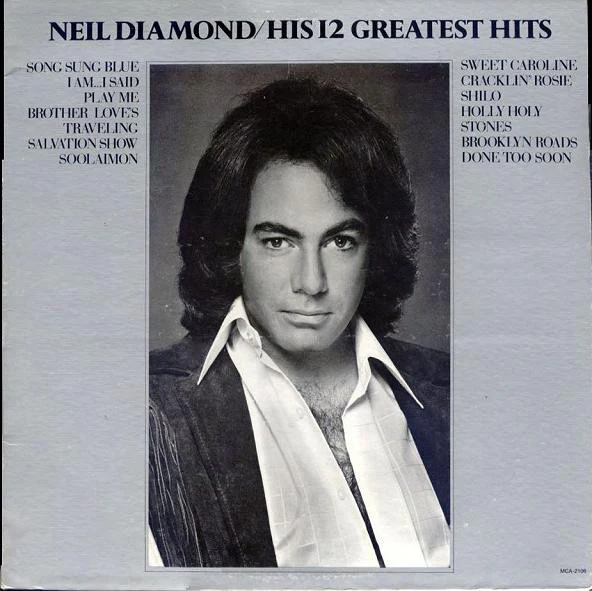 Neil Diamond - His 12 Greatest Hits (LP, Comp, Glo) (Near Mint (NM or M-))