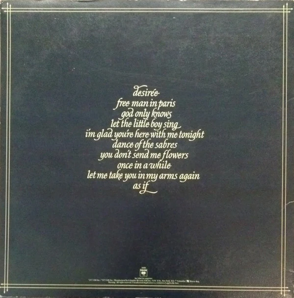 Neil Diamond - I'm Glad You're Here With Me Tonight (LP, Album, Ter) (Mint (M)) - Image 2