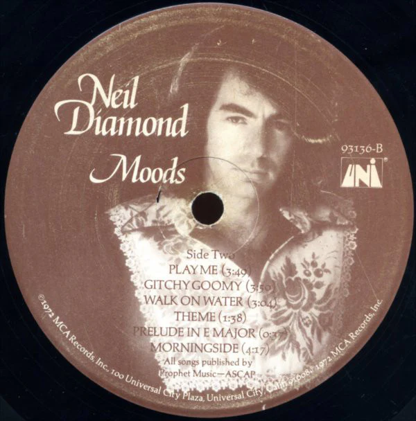 Neil Diamond - Moods (LP, Album, Pin) (Near Mint (NM or M-)) - Image 4