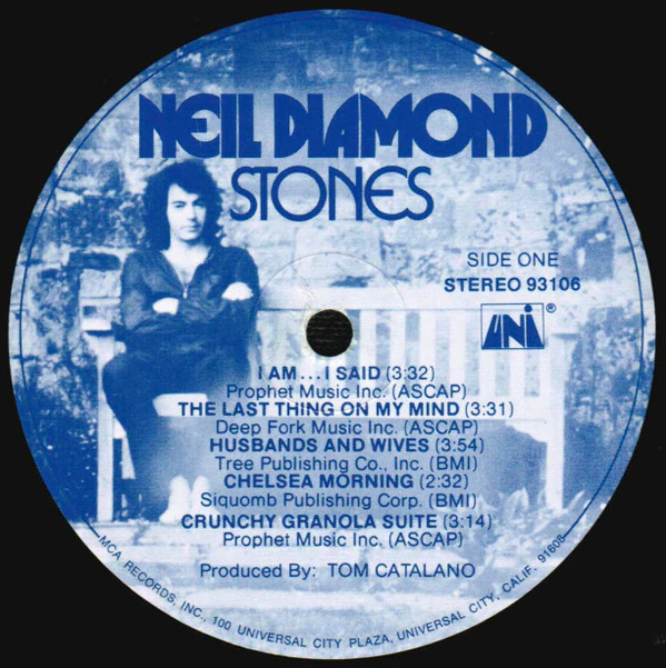 Neil Diamond - Stones (LP, Album, Glo) (Very Good (VG)) - Image 3