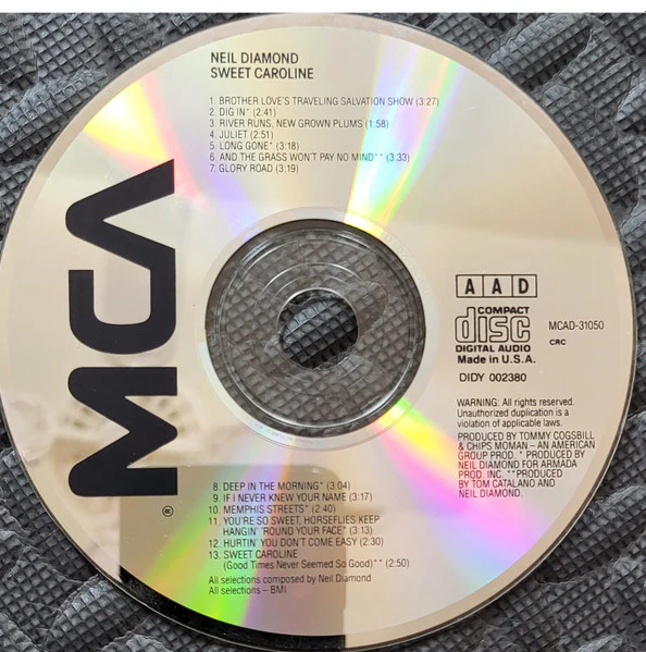 Neil Diamond - Sweet Caroline (CD) (Near Mint (NM or M-)) - Image 4