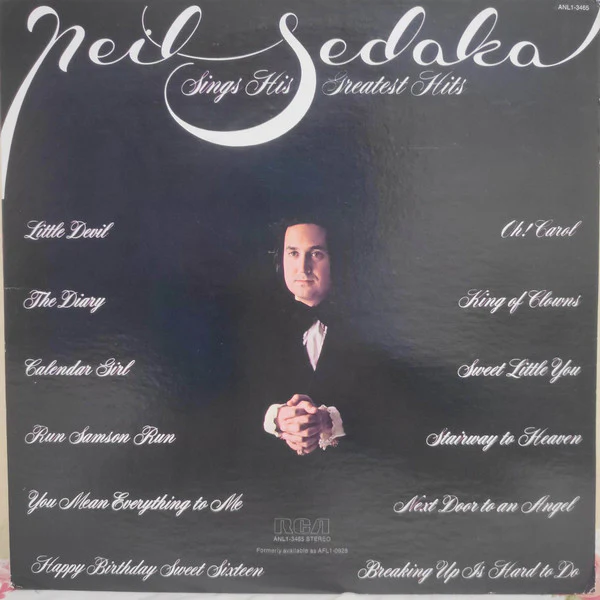 Neil Sedaka - Neil Sedaka Sings His Greatest Hits (LP, Comp, RE) (Mint (M))