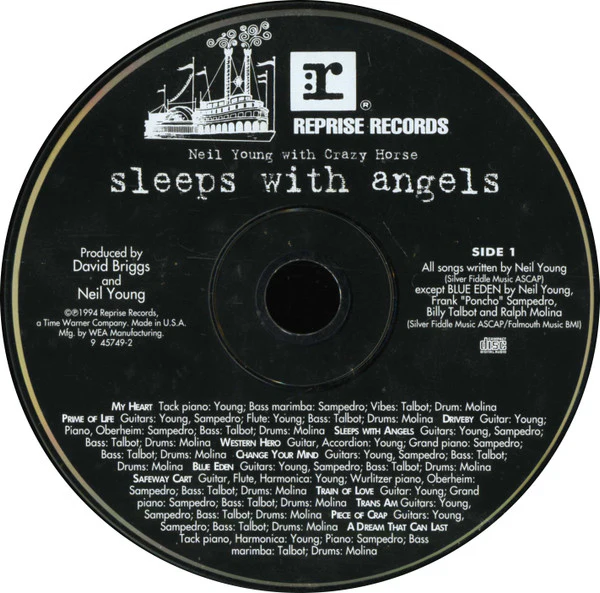 Neil Young And Crazy Horse - Sleeps With Angels (CD, Album) (Very Good Plus (VG+)) - Image 3