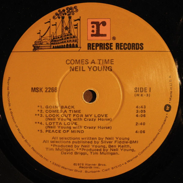 Neil Young - Comes A Time (LP, Album, RP, Win) (Near Mint (NM or M-)) - Image 3