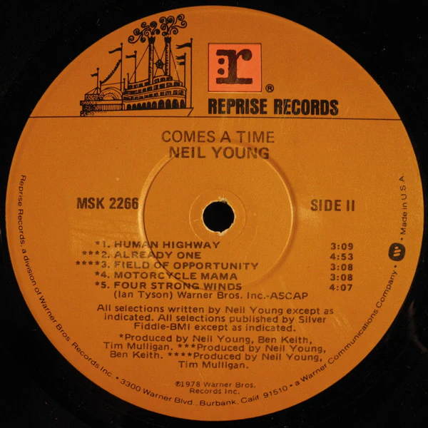 Neil Young - Comes A Time (LP, Album, RP, Win) (Near Mint (NM or M-)) - Image 4