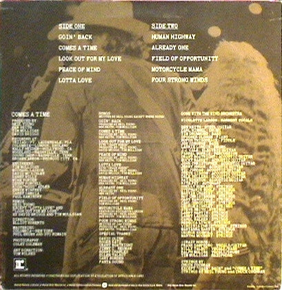 Neil Young - Comes A Time (LP, Album) (Very Good (VG)) - Image 2