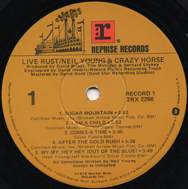 Neil Young & Crazy Horse - Live Rust (2xLP, Album, Win) (Good Plus (G+)) - Image 4
