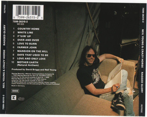 Neil Young + Crazy Horse - Ragged Glory (CD, Album) (Very Good Plus (VG+)) - Image 4