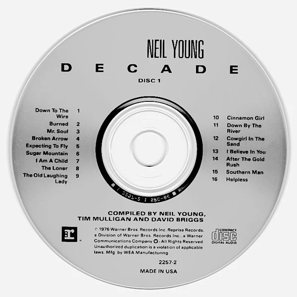 Neil Young - Decade (2xCD, Comp, RE, SRC) (Near Mint (NM or M-)) - Image 3