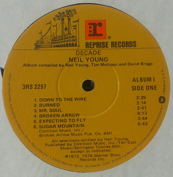 Neil Young - Decade (3xLP, Comp, Win) (Very Good Plus (VG+)) - Image 5