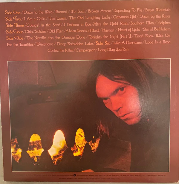 Neil Young - Decade (3xLP, Comp, Win) (Very Good (VG)) - Image 2