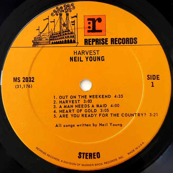 Neil Young - Harvest (LP, Album, Pit) (Very Good Plus (VG+)) - Image 5