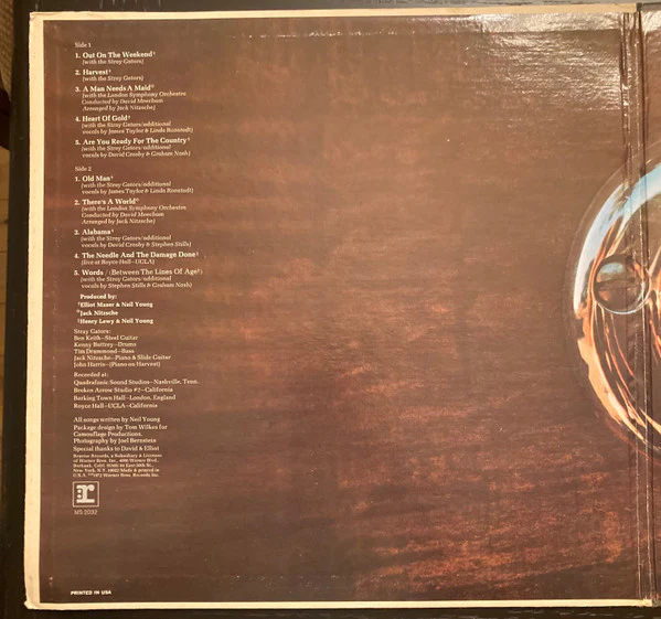 Neil Young - Harvest (LP, Album, RP, Jac) (Very Good Plus (VG+)) - Image 2