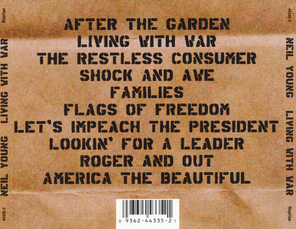 Neil Young - Living With War (CD, Album) (Near Mint (NM or M-)) - Image 2