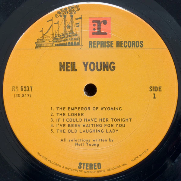 Neil Young - Neil Young (LP, Album, RP, Gat) (Good Plus (G+)) - Image 5