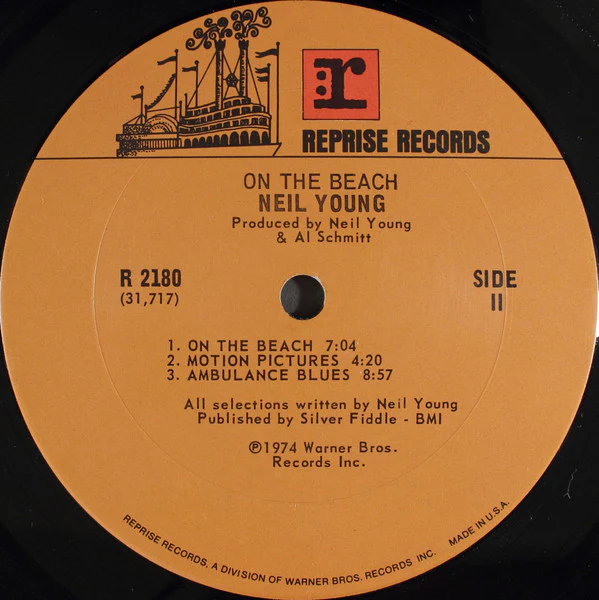 Neil Young - On The Beach (LP, Album, Pit) (Very Good Plus (VG+)) - Image 4