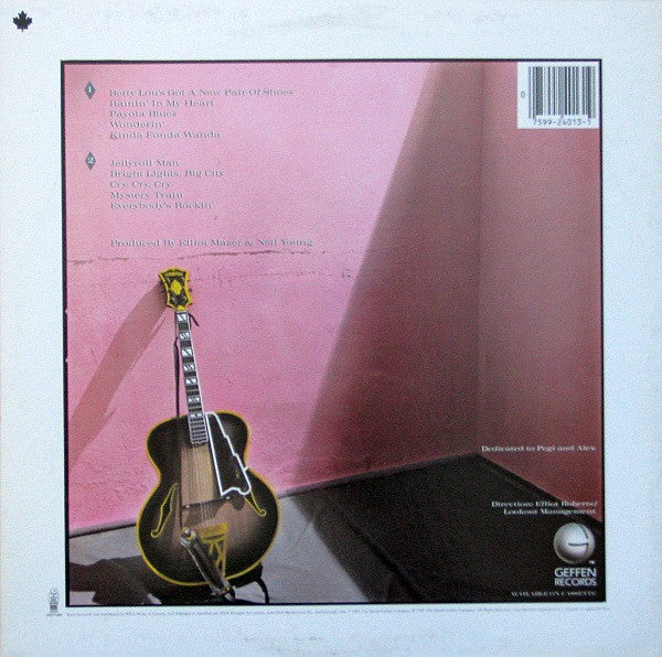 Neil Young & The Shocking Pinks - Everybody's Rockin' (LP, Album) (Very Good (VG)) - Image 2