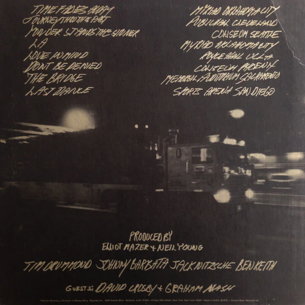 Neil Young - Time Fades Away (LP, Album, Ter) (Very Good Plus (VG+)) - Image 2