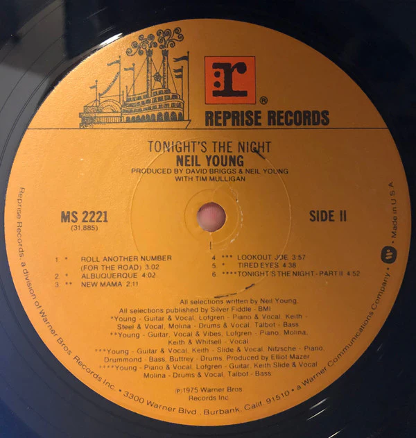 Neil Young - Tonight's The Night (LP, Album, Gat) (Very Good Plus (VG+)) - Image 3