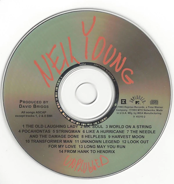 Neil Young - Unplugged (CD, Album, RE) (Very Good Plus (VG+)) - Image 3