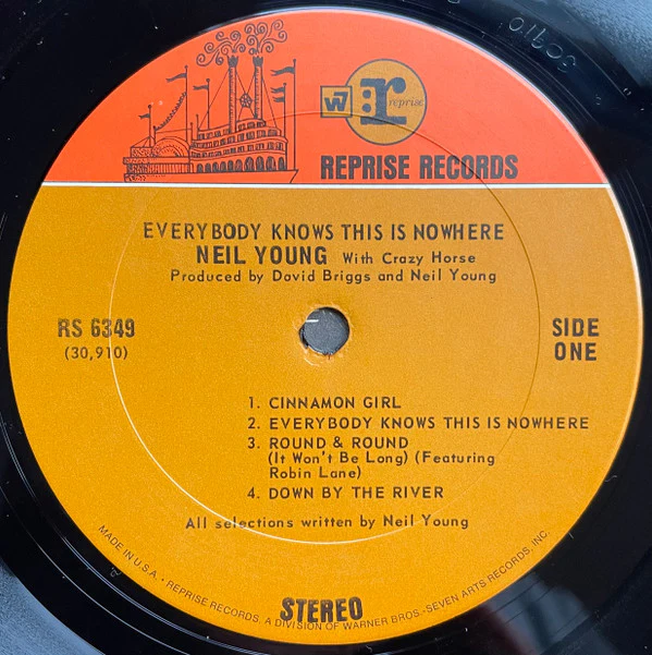 Neil Young With Crazy Horse - Everybody Knows This Is Nowhere (LP, Album, Pit) (Good (G)) - Image 4