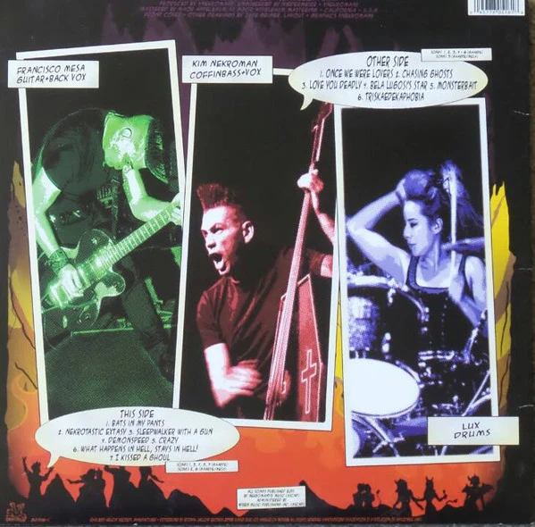 Nekromantix - What Happens In Hell, Stays In Hell! (LP, Album + CD, Album) (Near Mint (NM or M-)) - Image 2
