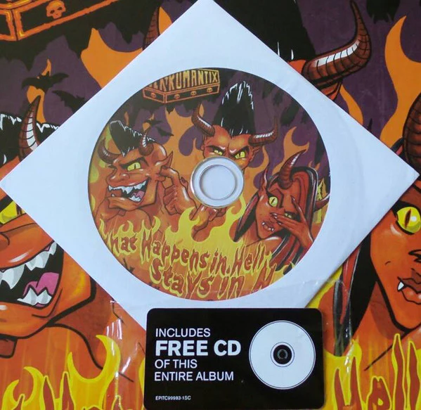 Nekromantix - What Happens In Hell, Stays In Hell! (LP, Album + CD, Album) (Near Mint (NM or M-)) - Image 4