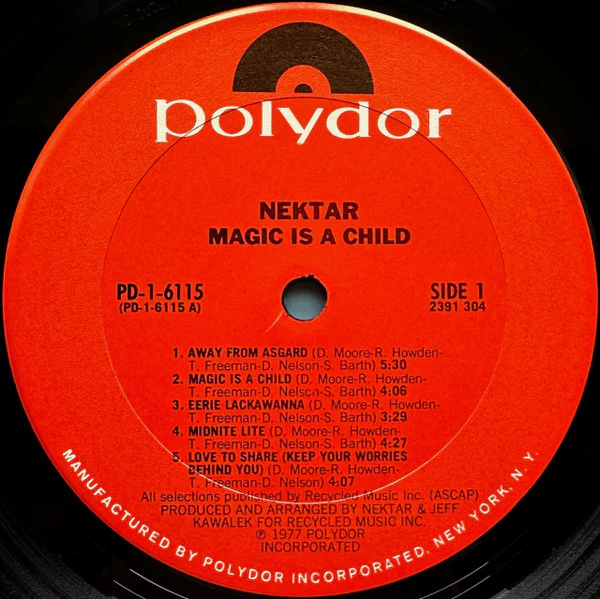 Nektar - Magic Is A Child (LP, Album) (Very Good Plus (VG+)) - Image 3