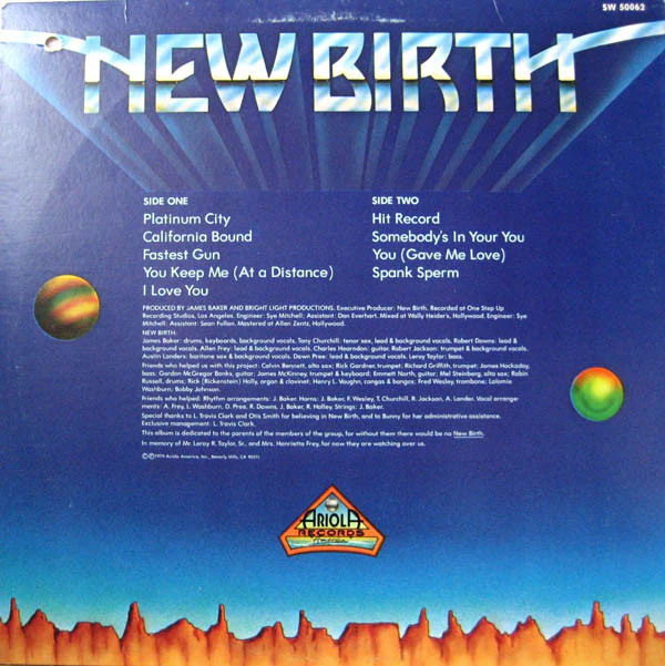 New Birth - Platinum City (LP, Album) (Very Good Plus (VG+)) - Image 2