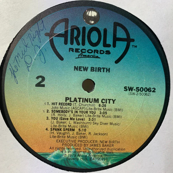 New Birth - Platinum City (LP, Album) (Very Good Plus (VG+)) - Image 4