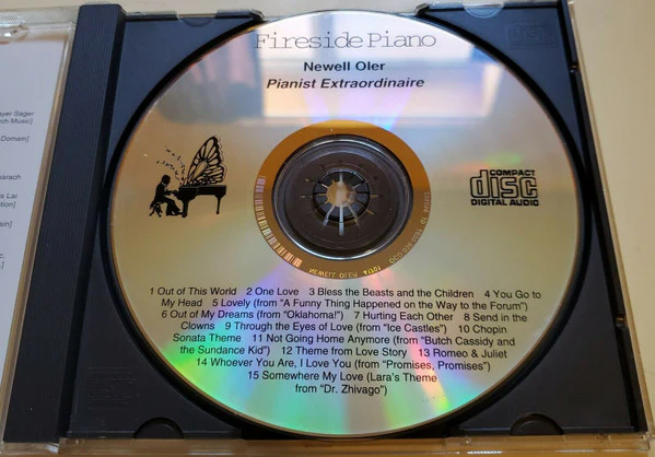 Newell Oler - Fireside Piano (CD, Album) (Near Mint (NM or M-)) - Image 4