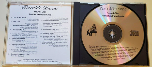 Newell Oler - Fireside Piano (CD, Album) (Near Mint (NM or M-)) - Image 5