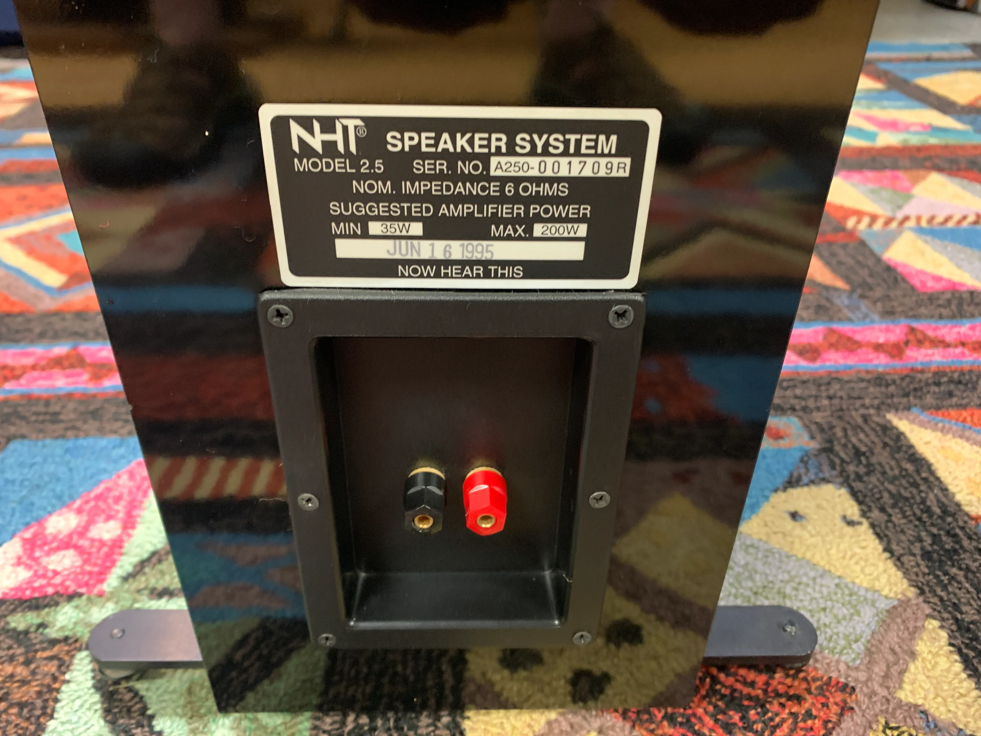 NHT Now Hear This Model 2.5 Floor standing Speakers - Image 9