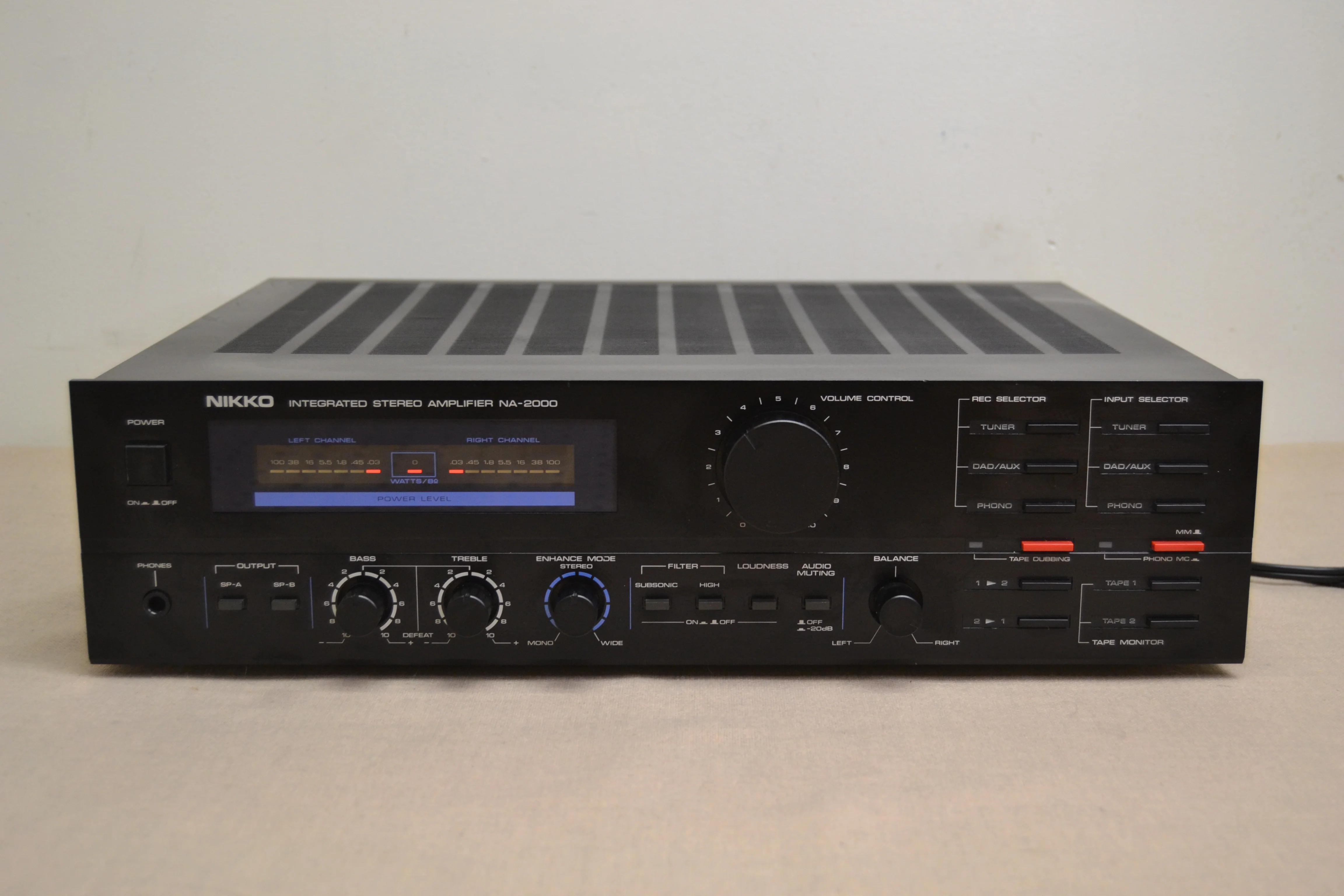 Nikko NA-2000 Stereo Integrated Amplifier * 100W RMS * 1984