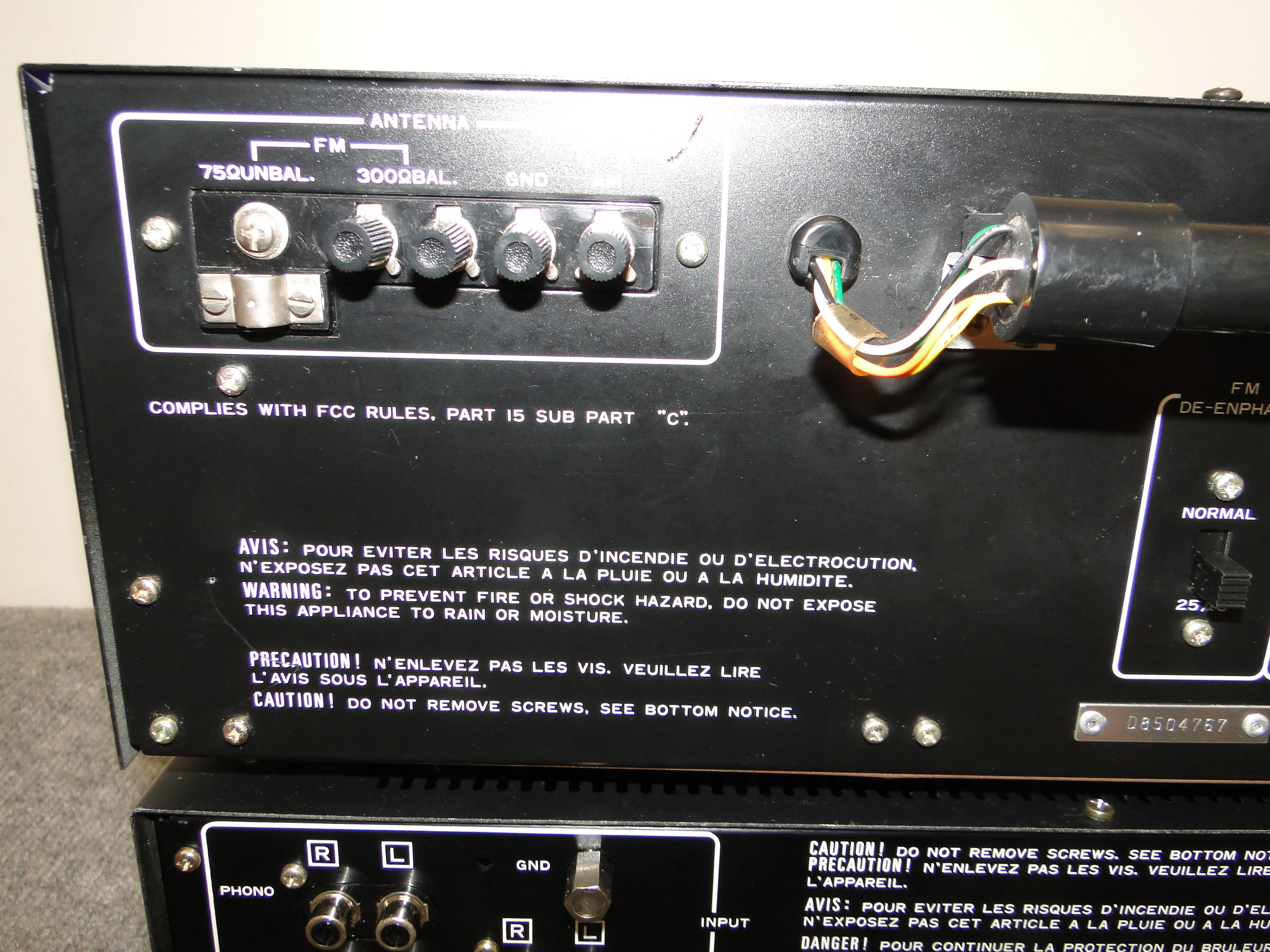 Nikko NA-850 Integrated Amplifier & Nikko NT-850 Tuner - Image 10