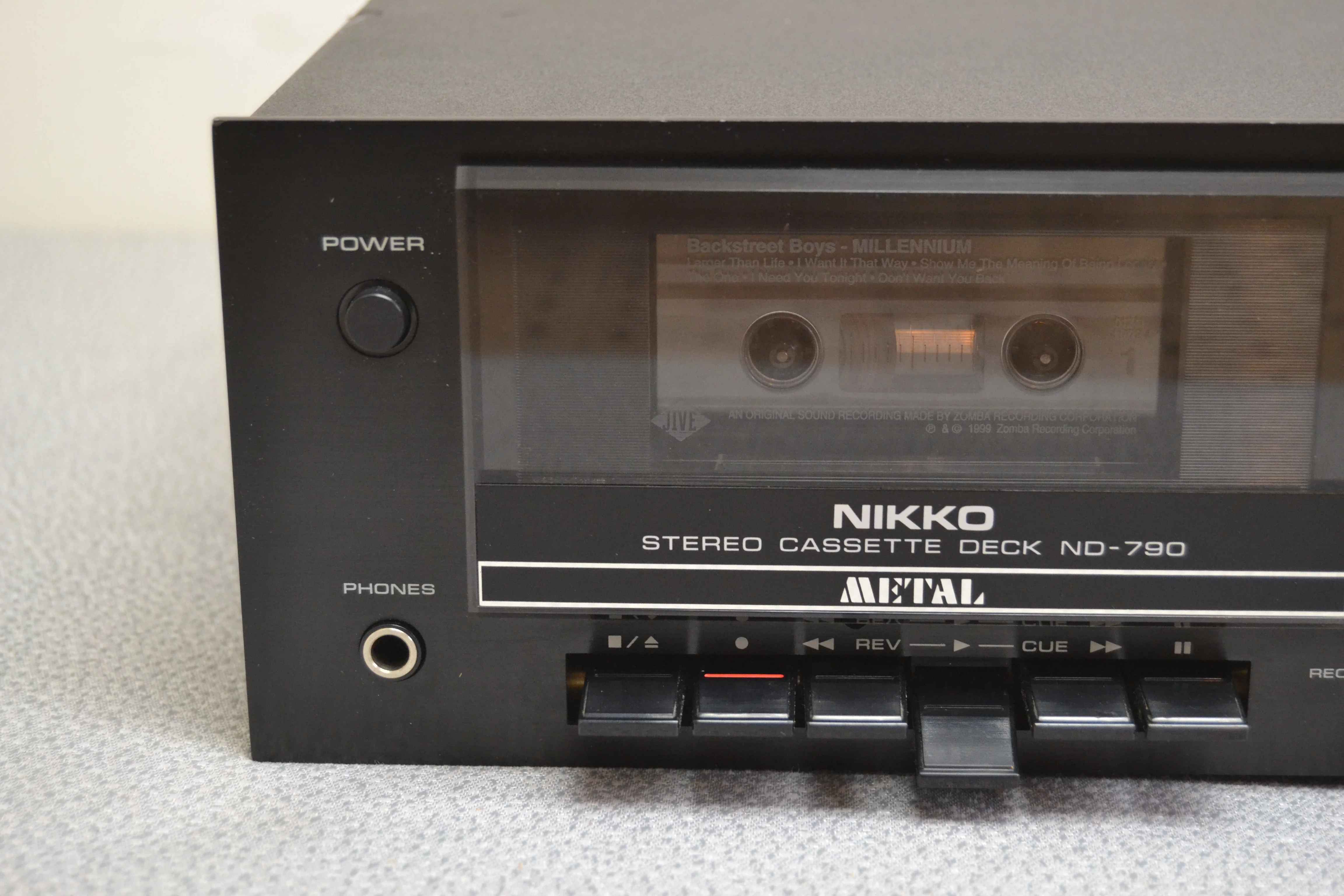 Nikko ND-790 Single Cassette Deck * Fully Serviced * New Belts - Image 2