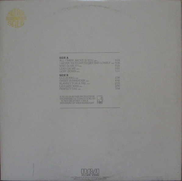 Nilsson* - Knnillssonn (LP, Album, Ind) (Very Good Plus (VG+)) - Image 2