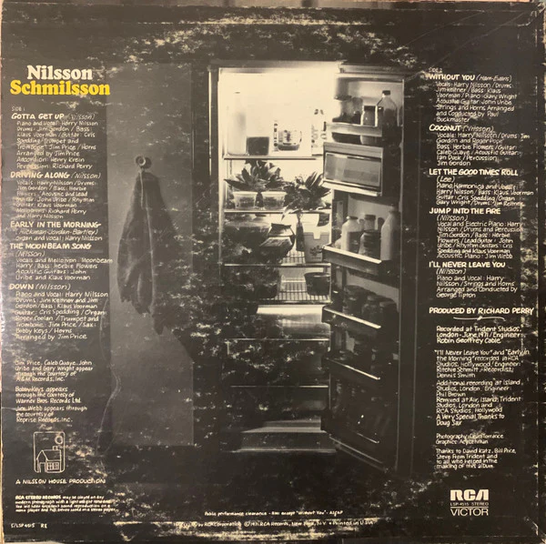 Harry Nilsson - Nilsson Schmilsson (LP, Album, RE, Ind) (Very Good Plus (VG+)) - Image 2