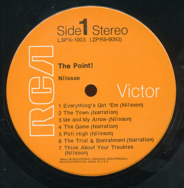 Harry Nilsson - The Point! (LP, Album, Roc) (Near Mint (NM or M-)) - Image 3