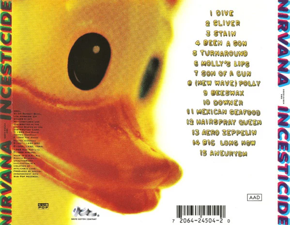Nirvana - Incesticide (CD, Comp, RP) (Near Mint (NM or M-)) - Image 5
