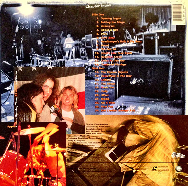 Nirvana - Live! Tonight! Sold Out!! (Laserdisc, 12", NTSC) (Mint (M)) - Image 2