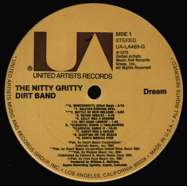 Nitty Gritty Dirt Band - Dream (LP, Album, Ter) (Very Good Plus (VG+)) - Image 4