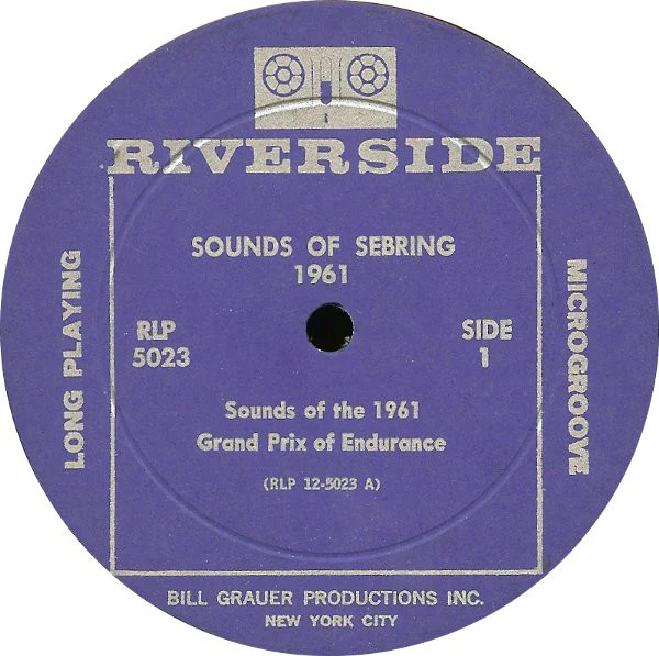 No Artist - Sounds Of Sebring 1961 (LP) (Good Plus (G+)) - Image 2