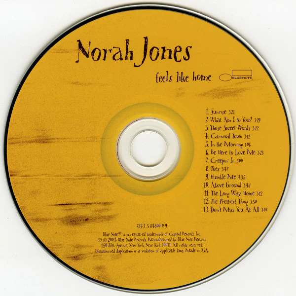 Norah Jones - Feels Like Home (CD, Album, Enh, Ci) (Very Good Plus (VG+)) - Image 3