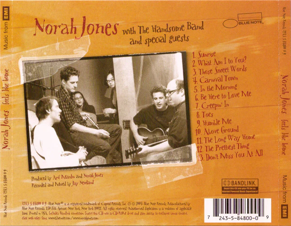 Norah Jones - Feels Like Home (CD, Album, Enh, EMI) (Very Good Plus (VG+)) - Image 2