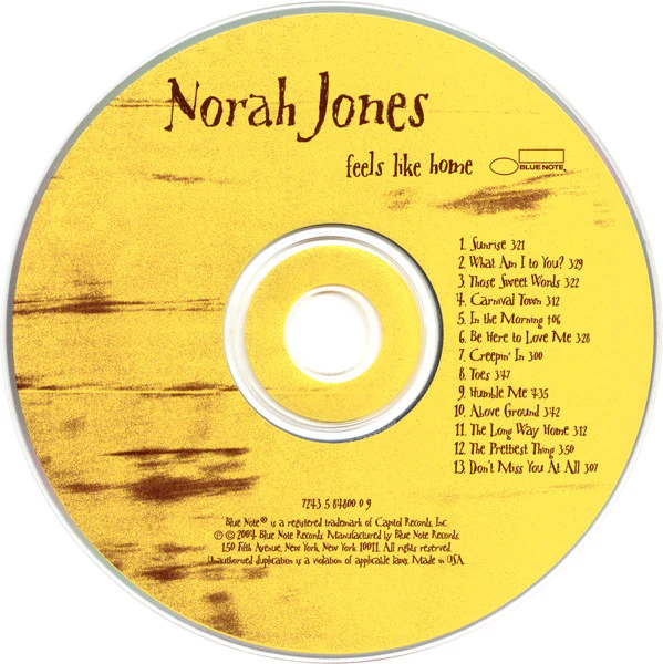 Norah Jones - Feels Like Home (CD, Album, Enh, EMI) (Very Good Plus (VG+)) - Image 3